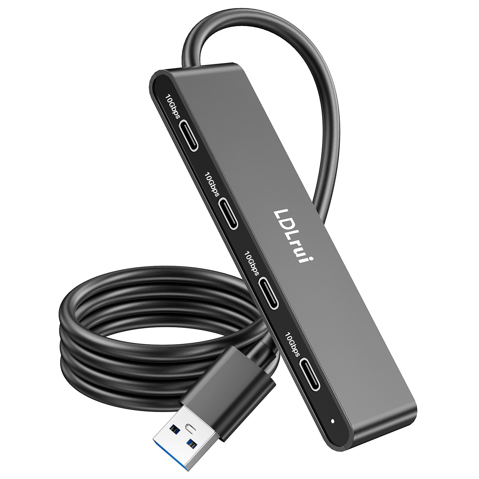 Transmission haute vitesse 10 Gbps via ce répartiteur USB polyvalent équipé pour HP - 7