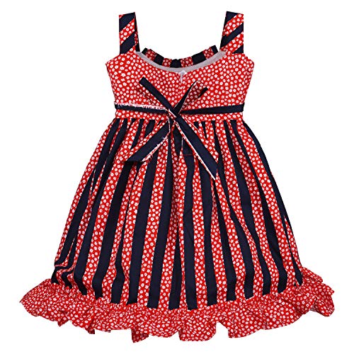 Image of Wish Karo Baby Girls Cotton Frock Causal Dress for Girls