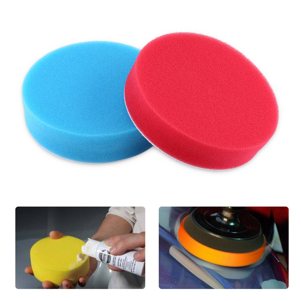 Kit De Polissage Pas Cher Polish 3m Kit De Polissage Voiture 36 Pièces - Tampons Mousse/laine + Adaptateur M14 - Pour Perceuse Tampon De Polissage Kit De Polissage Pour Voiture