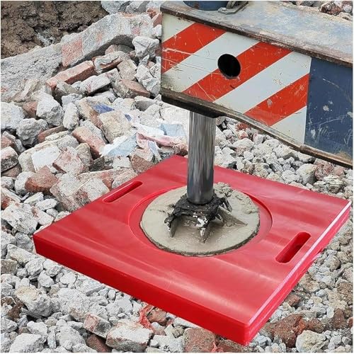 Patins de stabilisateur de grue avec poignée intégrée et bloc de nivellement