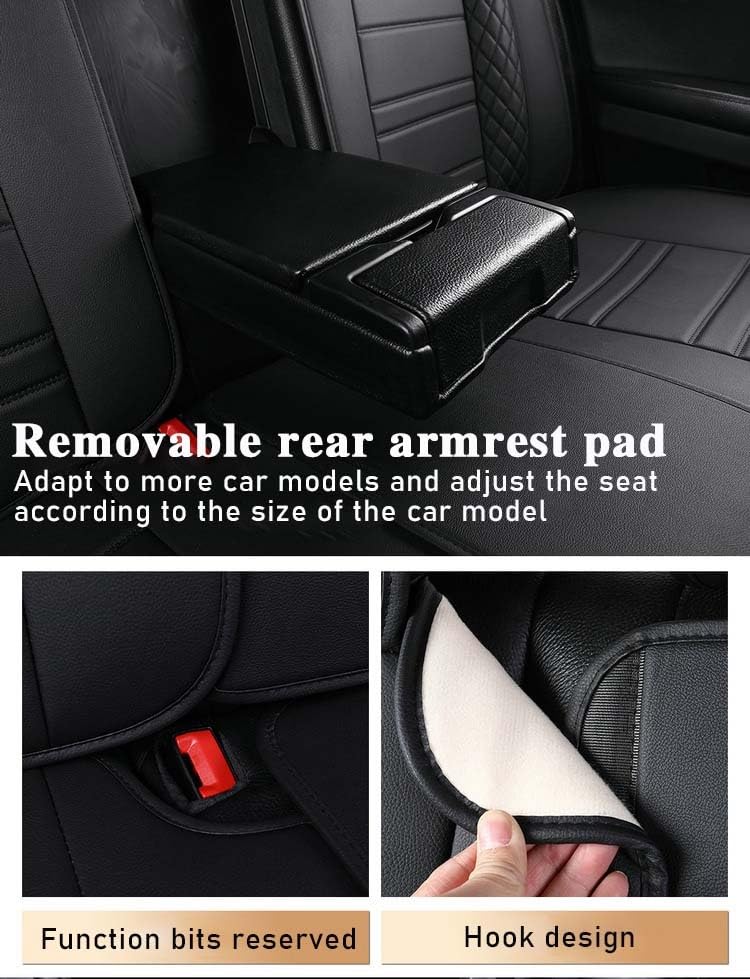 Housse de siège auto en cuir PU luxe pour VW - Finition haute qualité durable