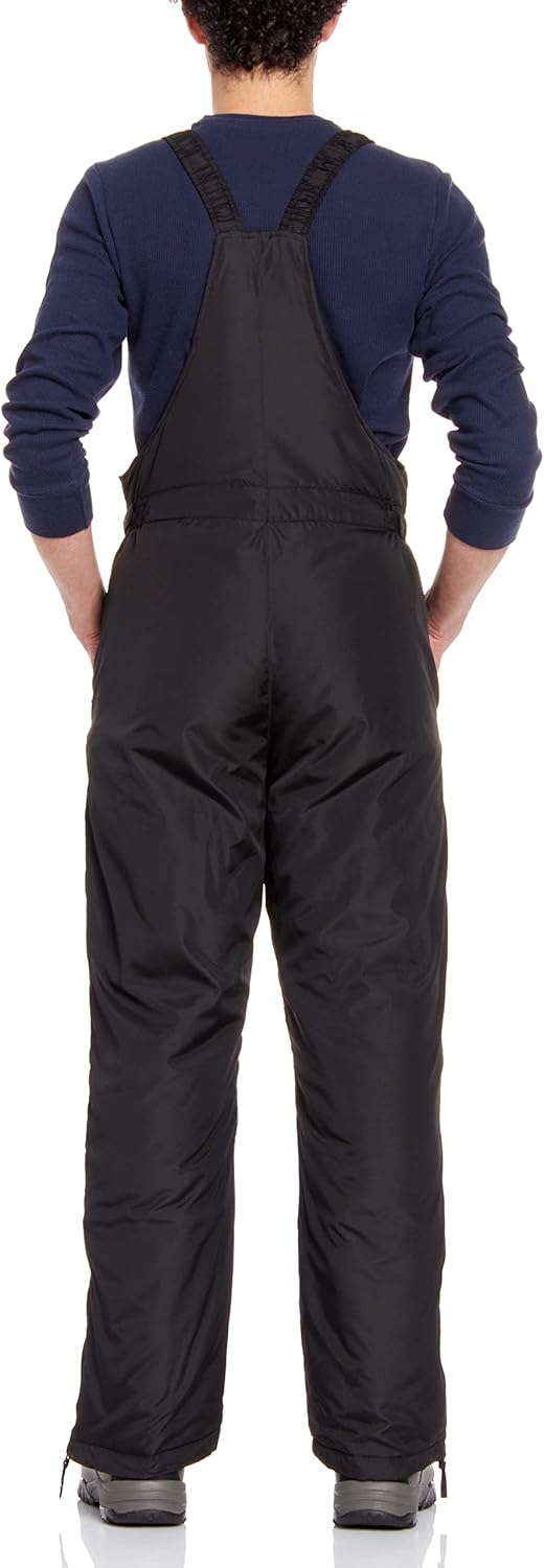 Bass Creek Outfitters Mens Snow Bibs - Water-Resistant Insulated Outdoor Ski Pants Winter Overalls for Men with Pockets - Image 6