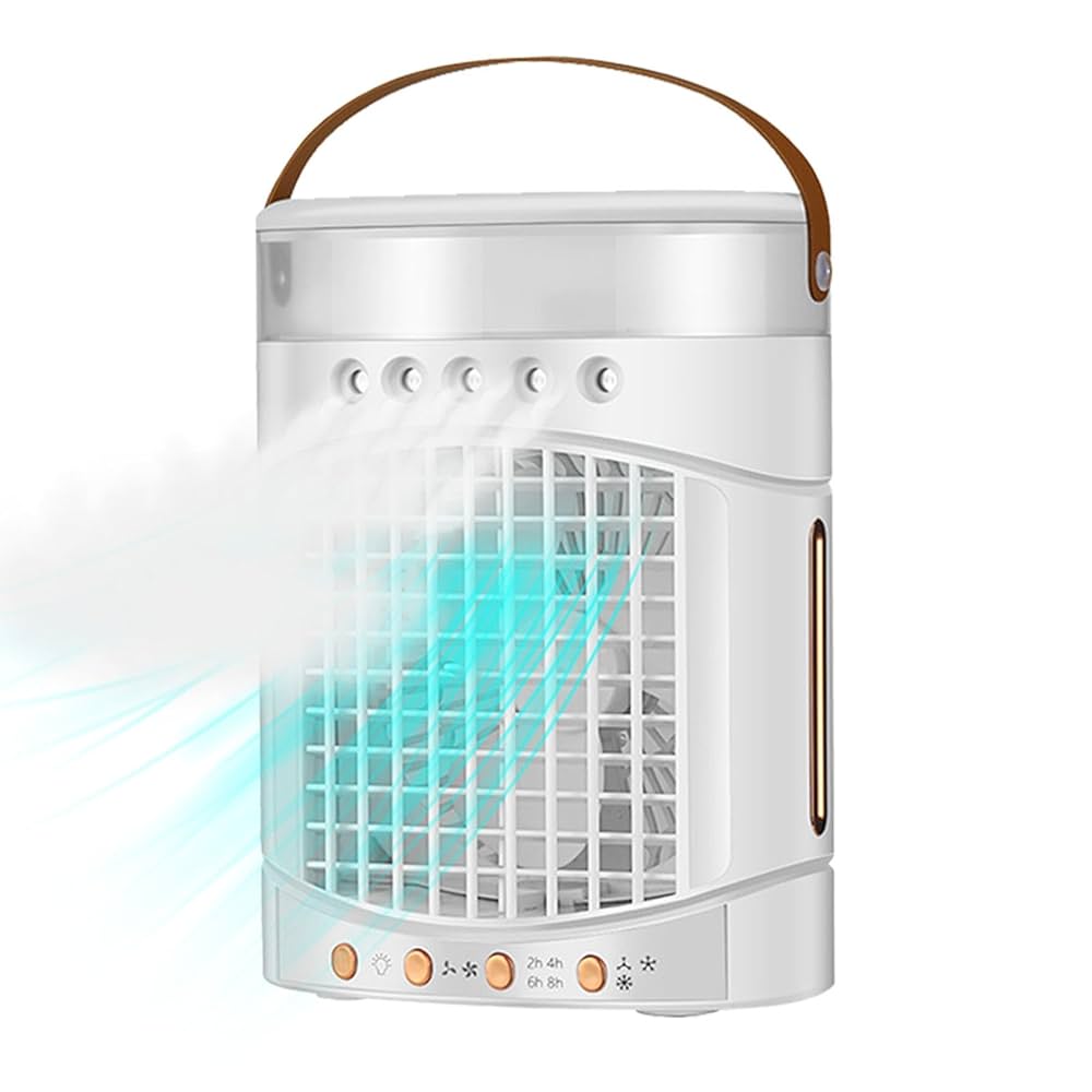 Amazon | ポータブルエアコン気化式空気冷却器 クールミスト付き