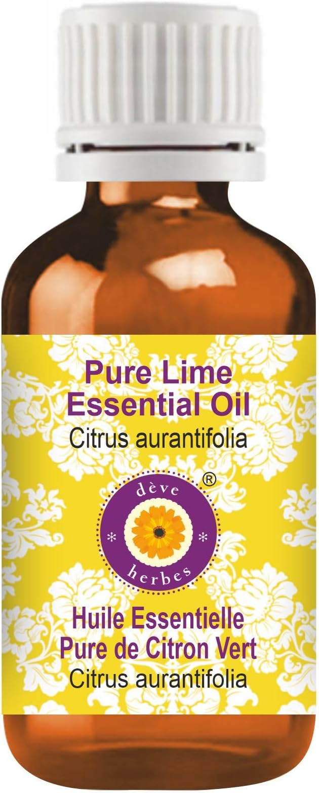 Pure Lime Essential Oil (Citrus aurantifolia) Steam Distilled 15ml (0.50 oz)
