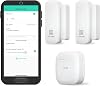 YoLink SpeakerHub & Two Door Sensors Smart Home Starter Kit – Audio Hub Plays TonesSounds, Spoken Messages, LoRa-Powered ¼ Mile Range, WiFi Required