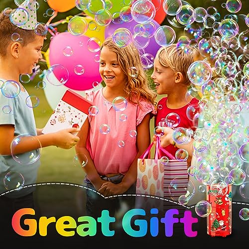 Ivtivfu Fireworks Bubble Machine with Lights for Party (13 Holes), Firework Bubble Machine, Kids Bubble Machine with Closeable Sound, Party, Christmas, Chinese New Year - Thumbnail 7