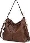 VONXURY Hobo Bags for Women, Fashion Ladies Purse and Handbags Faux Leather Shoulder Bags with Detachable Long Strap