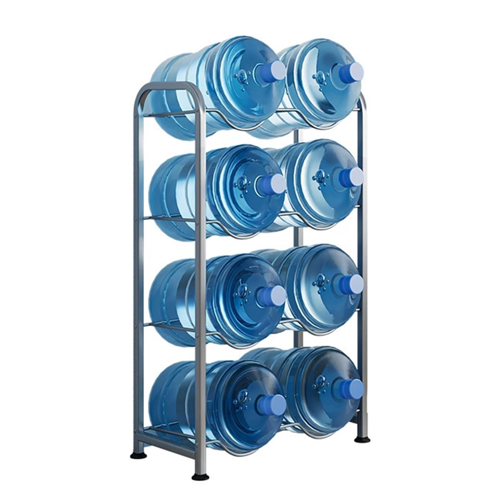 Support de bouteille d'eau 18L : étagère robuste en acier de rangement