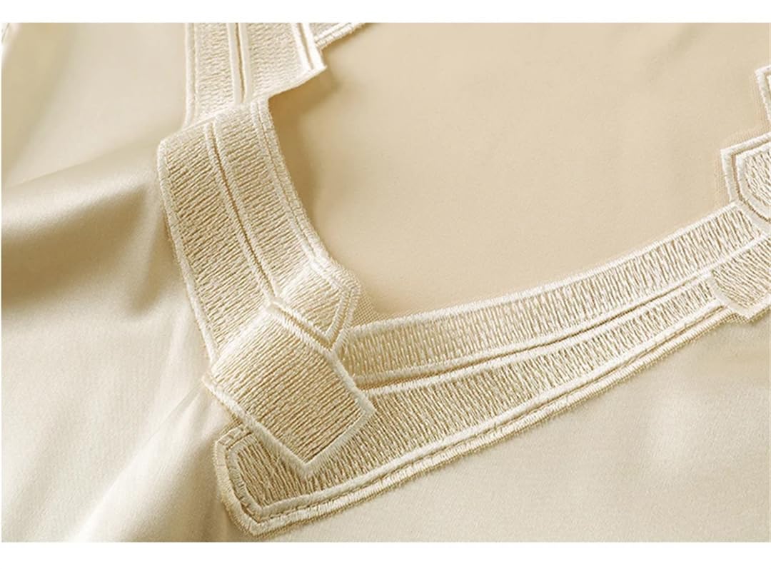 Camicette da donna con scollo a V ricamate in raso top in pizzo elastico
