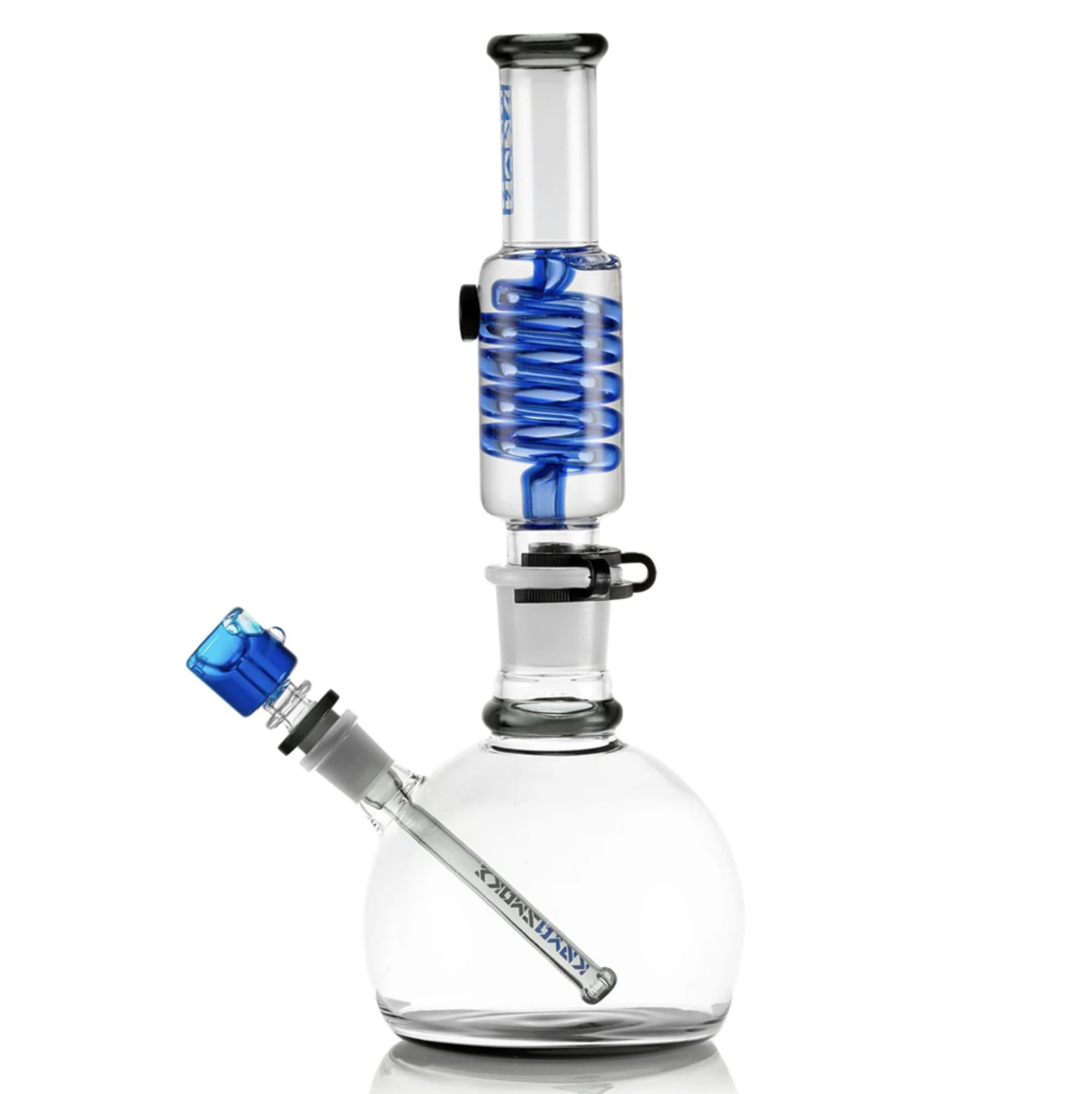 PIPA DE AGUA BONG CONGELABLE KRYO BEAKER BUBBLE BONG NEGRO COMPLETO BURBUJA