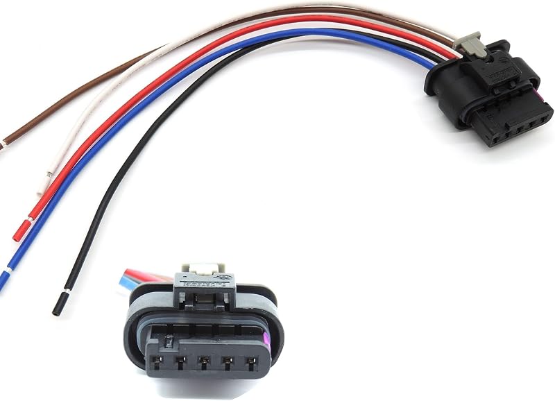 Conector do Sensor de Fluxo de Ar MAF HiSport 4F0973705 para Audi e Volkswagen – 1 unidade