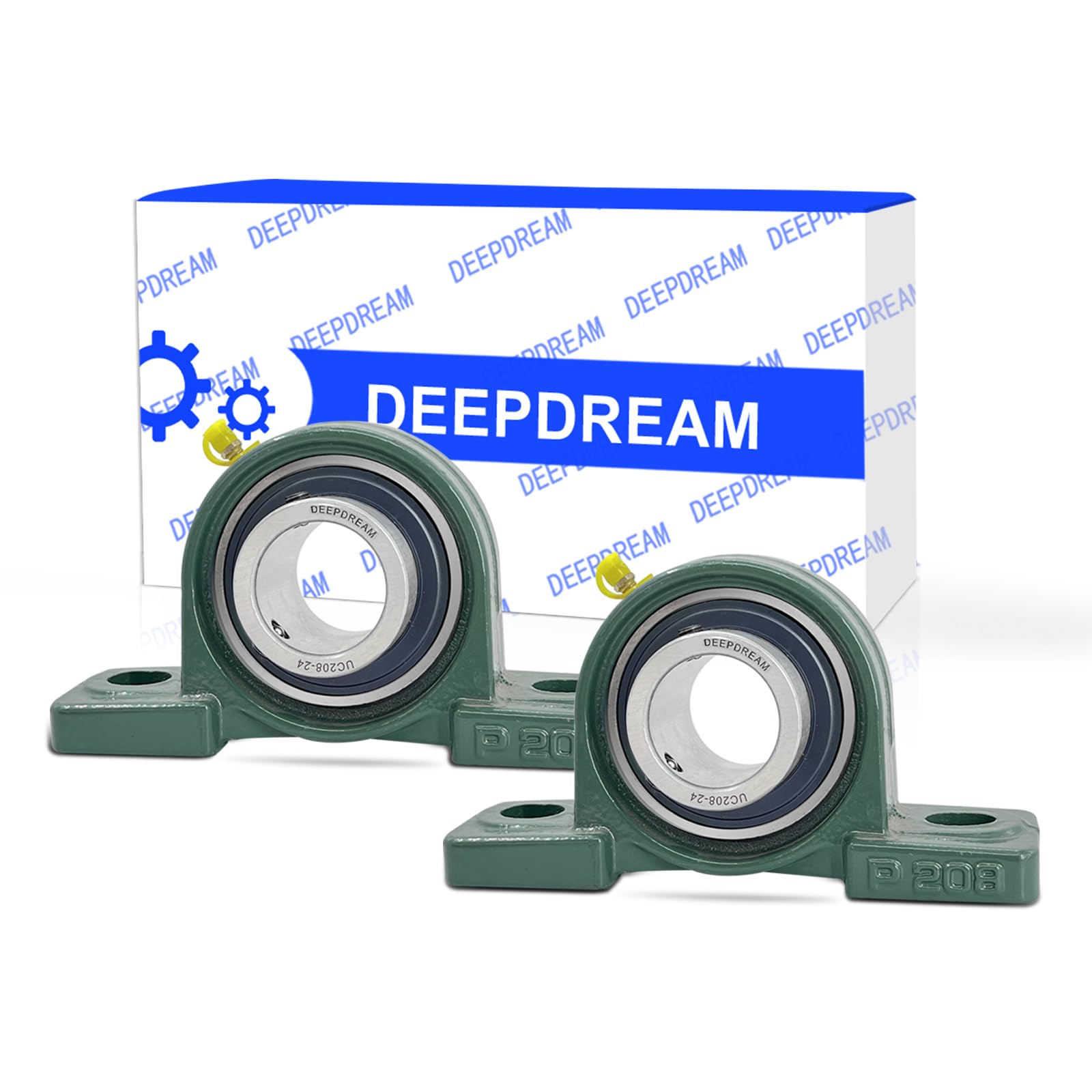 UCP208-24 Pillow Block Bearing 1-1/2" inch Mounted Bearing Chrome Steel Bearings with 1 1/2" Bore Self Alignment