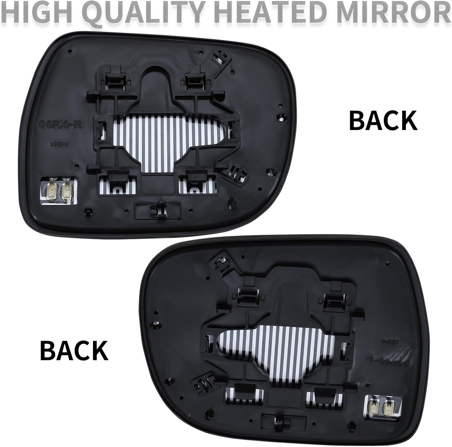 Driver Side and Passenger Side Mirror Replacement for Lexus RX330 2004-2006 RX350 2007-2009 RX400h 2006-2009 - Mirror Glass, Rear View Mirrors Glass with Power Heated