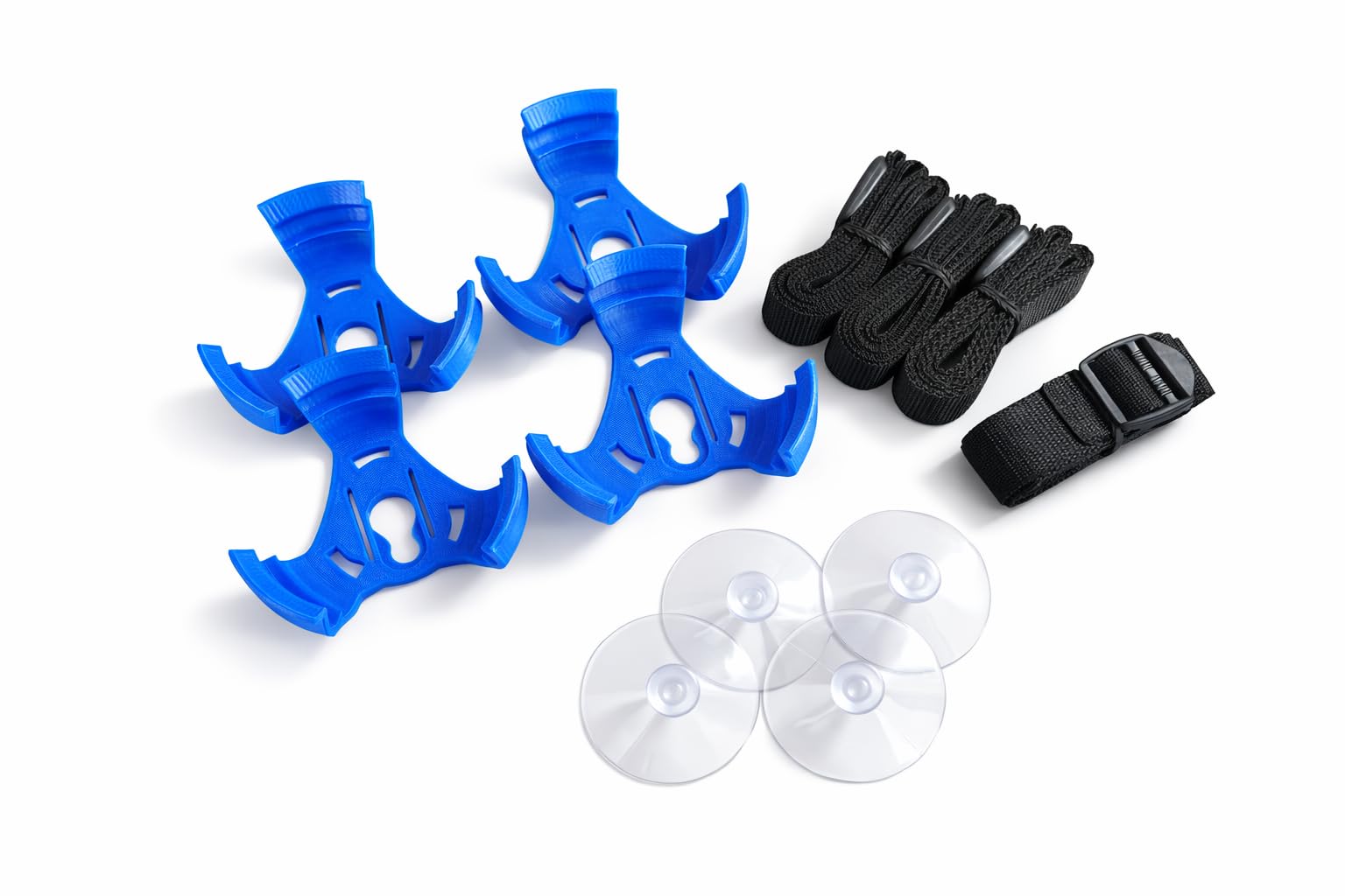 Generisch Lot de 4 adaptateurs pour BlazePod, ventouse et sangle de fixation