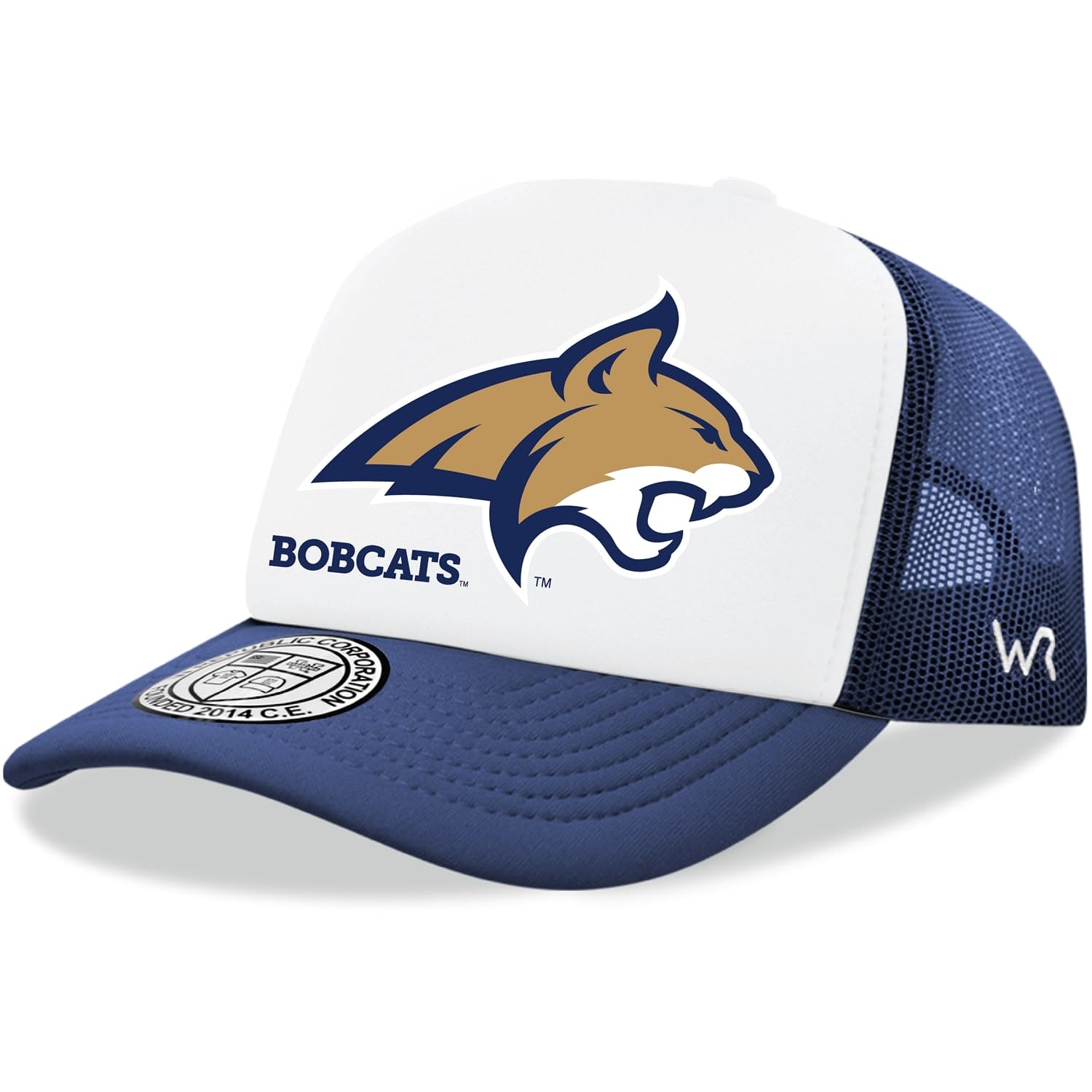 BH Fashion CompanyMontana State University Bobcats MSU Trucker Mesh Snapback Jumbo Cap Blue