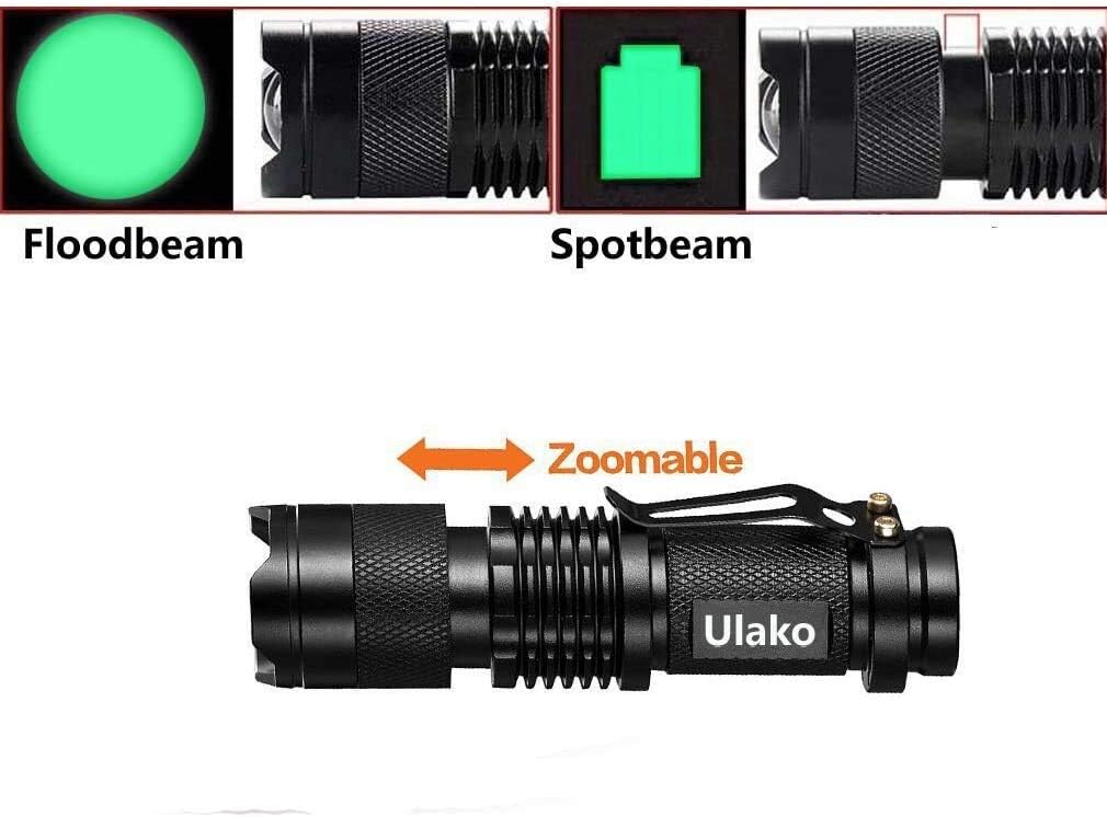 Ulako Zoomable Flashlight Fishing Detector Photo
