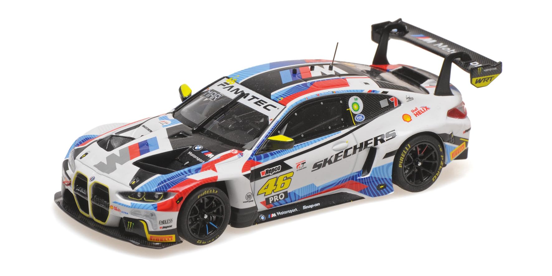 Minichamps 410242746 - M4 GT3 Team WRT V Rossi R. Marciello M. Martin 12h Bathurst 2024 - scala 1/43 - modellino auto