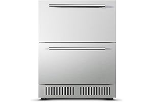 Vesgold Vintage Freezer: Under-Counter, Weatherproof, All-Stainless Steel Cooler