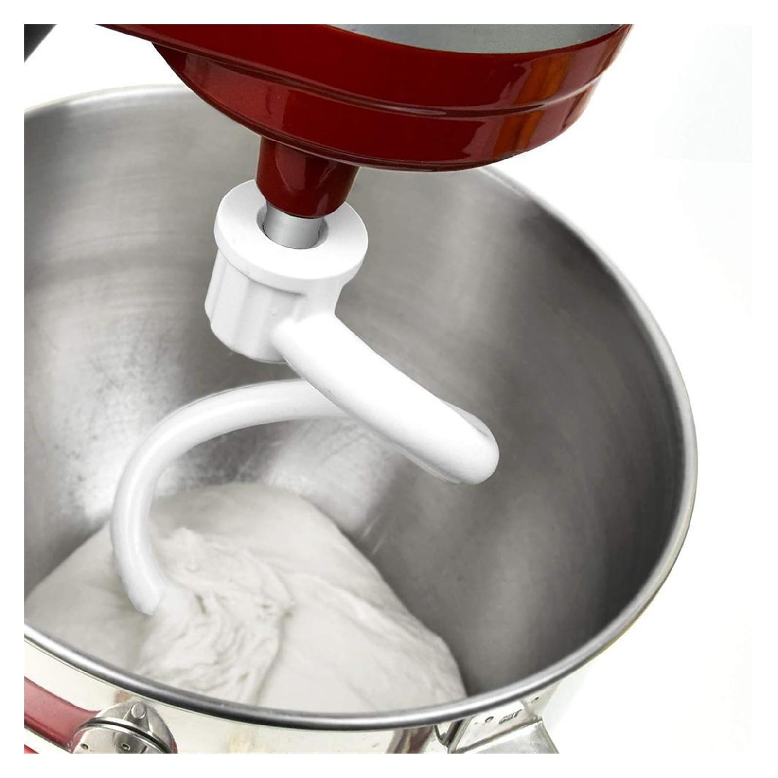 Gancho for Masa Mezcladora, Compatible Con KitchenHelper, Batidora Vertical KV25G0X.5.5-6QT Con Capa Recubierta En Espiral Agitadora