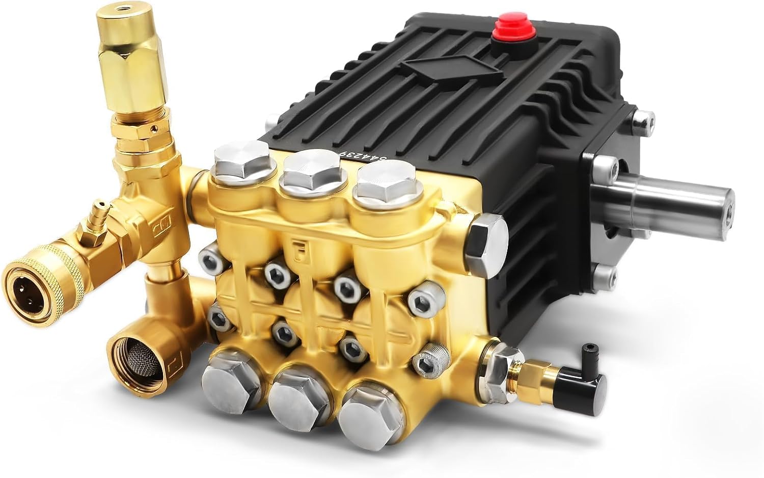 3600 PSI Pressure Washer Pump 5 GPM Plunger Washer Pump Compatible with 24 MM Shaft High Pressure Washer