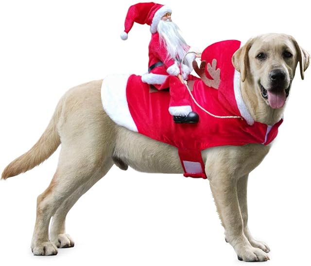Idepet New Santa Dog Costume Christmas Pet Clothes Winter Hoodie Coat Clothes for Dog Pet Clothing Chihuahua Yorkshire Poodle