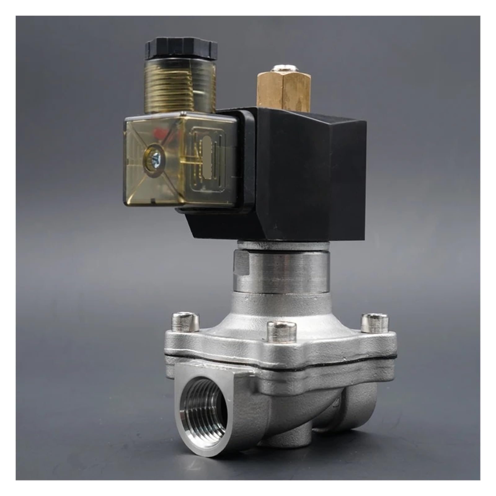 Zawór elektromagnetyczny ze stali nierdzewnej, 1 szt., AC 110 V, G1/4", 3/8", 1/2", 3/4", 1", normalnie otwarty. (AC110V-EPDM, 2 cale)