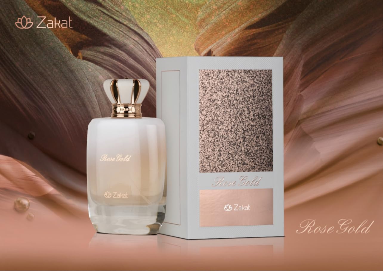 Zakat ROSE GOLD 100ml.e 80vol 3.4fl.oz EUA De Parfum Vaporisateur Natural Spray ZOGHBI - Image 2