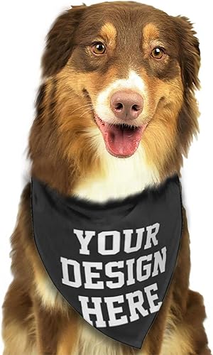 Bandanas personalizadas para mascotas con nombre y número de foto, bandana triangular para perros, gatos, perros, cumpleaños, bandanas