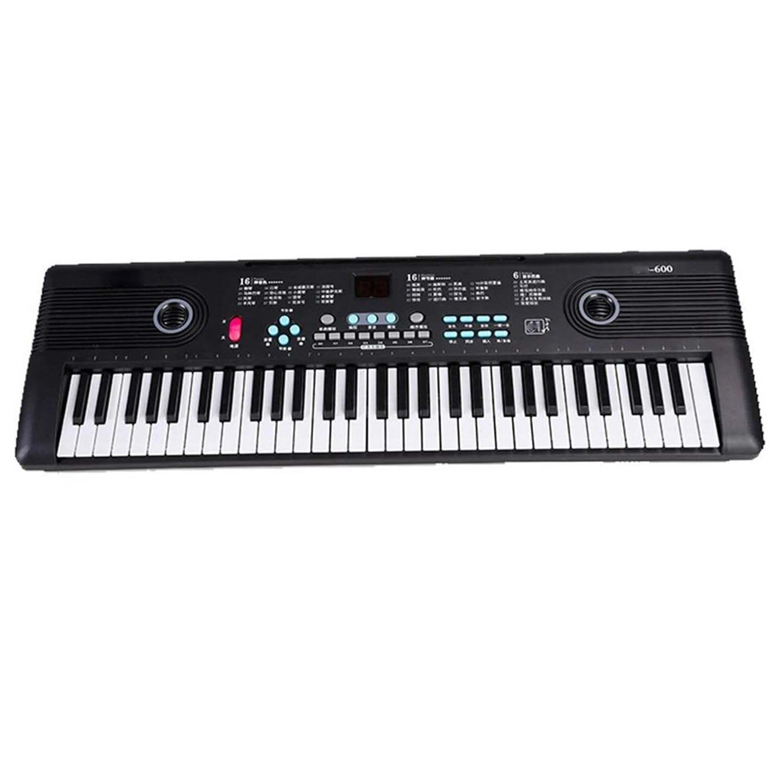 Elektroniczny Instrument Fortepianowy 61 Klawiszowy Cyfrowy Elektroniczny Fortepian Przenośny Z Mikrofonem Instrument Muzyczny