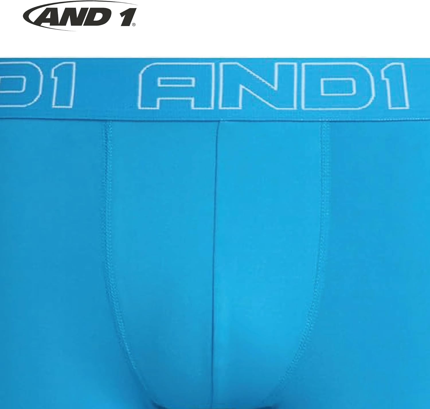 AND1 Mens Boxer Briefs - 6 Pack Sport Soft Performance Compression Underwear Boxers for Men with Contour Pouch, 6" Inseam - Image 6