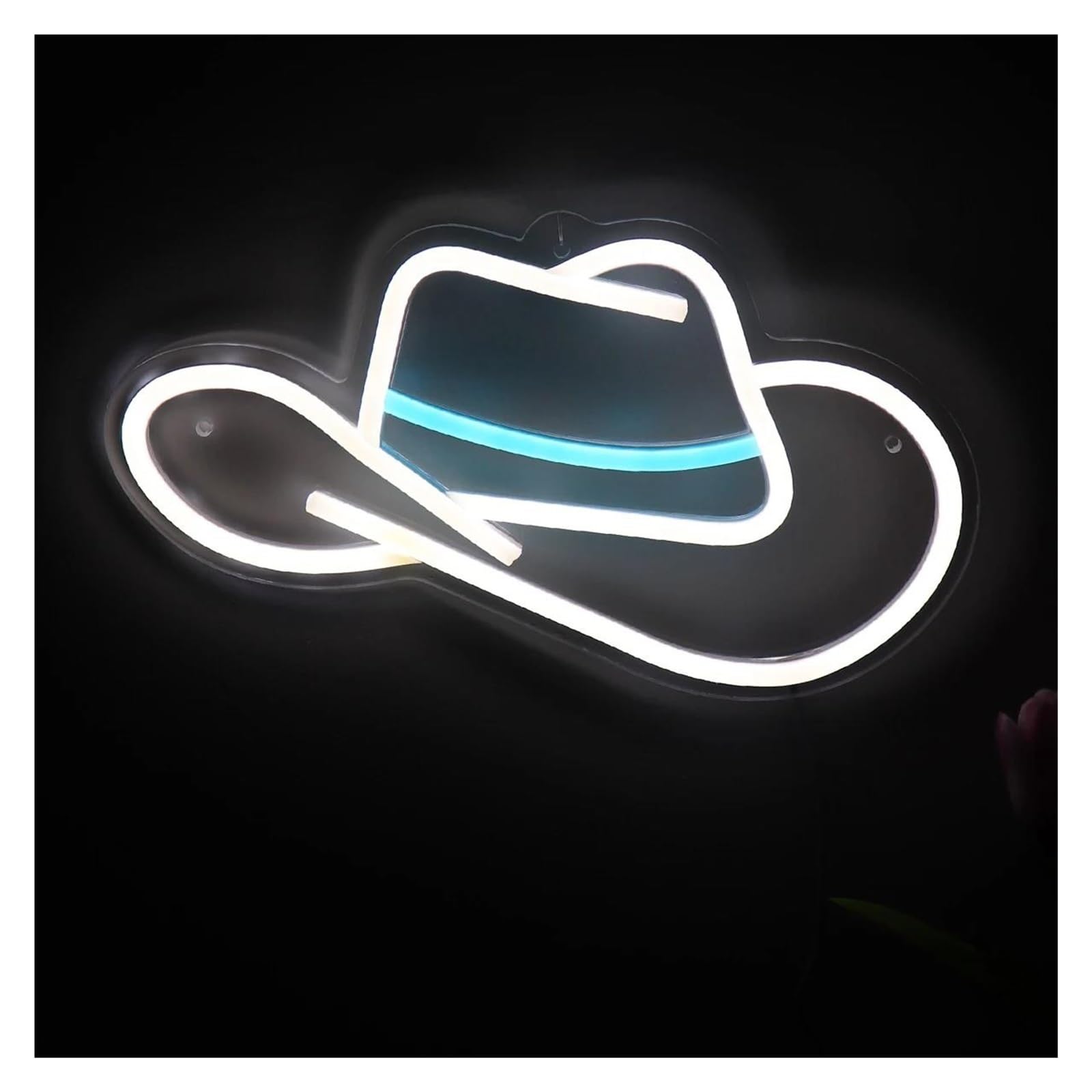 luoliang Illuminazione al neon Cappello da cowboy per insegna per neon per alimentazione per dimmerabile