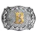Pancy Western Style Cowboy Letter Belt Buckle For Men