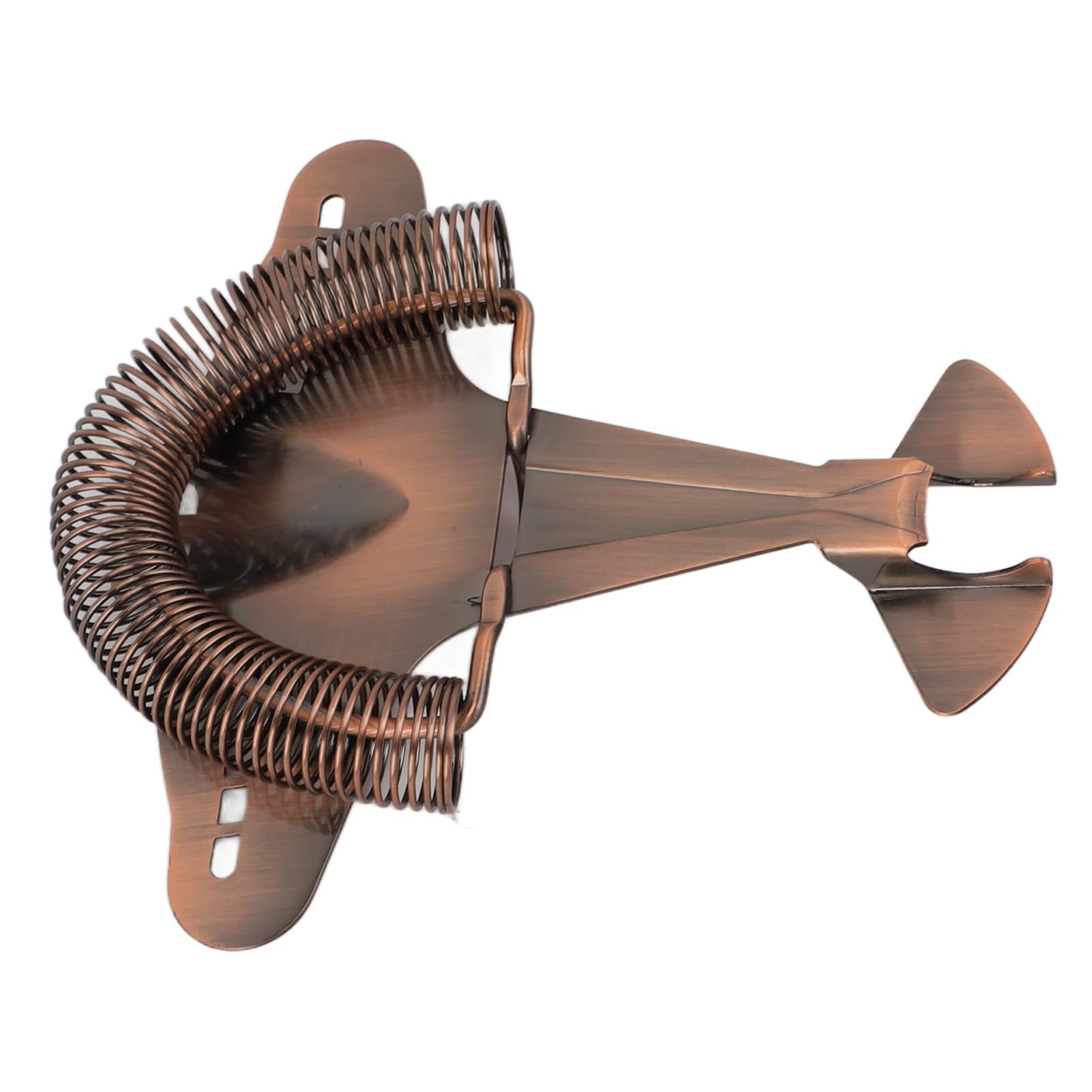 Stainless Steel Fighter Plane Cocktail Strainer for Home Professional Bartenders (Red Bronze)