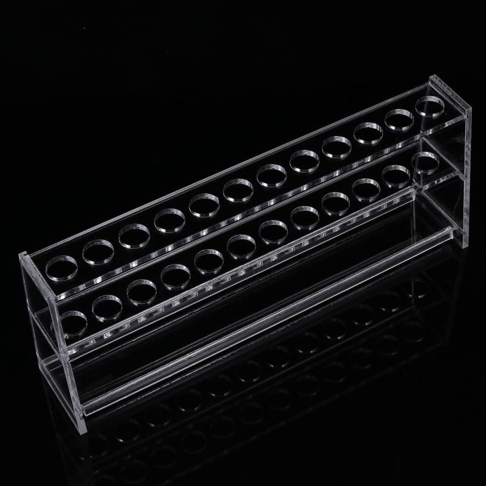 PRETYZOOM 1 Satz Test Tube Rack Holder Abnehmbarer Ständer für Reagenzgläser Transparentes Labormaterial für und Wissenschaftliche Experimente