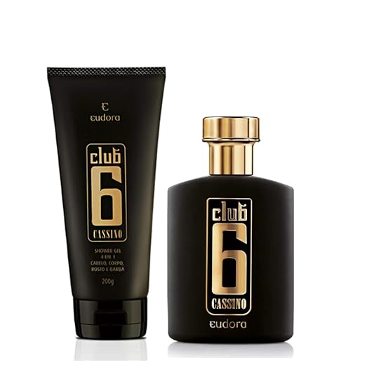 Eudora Kit Club 6 Cassino Colônia Desodorante + Shower Gel