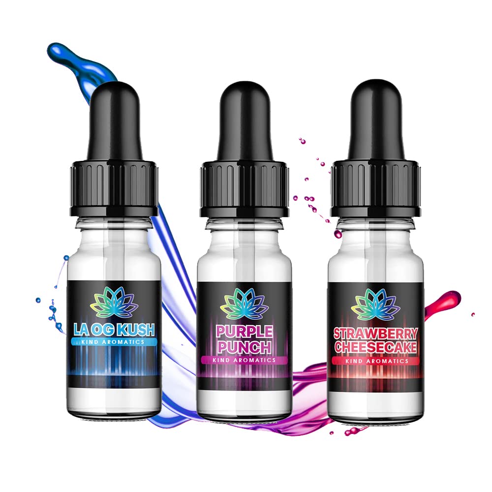 Kind - Essential Aromatics - Variety Pack - Urban 1 - 2ML x 3 (6ML Total) - Botanical Freshness - All Natural Flavoring - Food Grade - Kosher