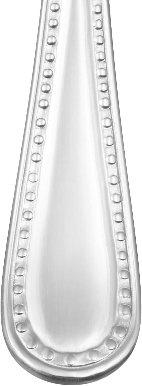 Amazon Basics 20-Piece Flatware Set with Knife Set and Wood Block