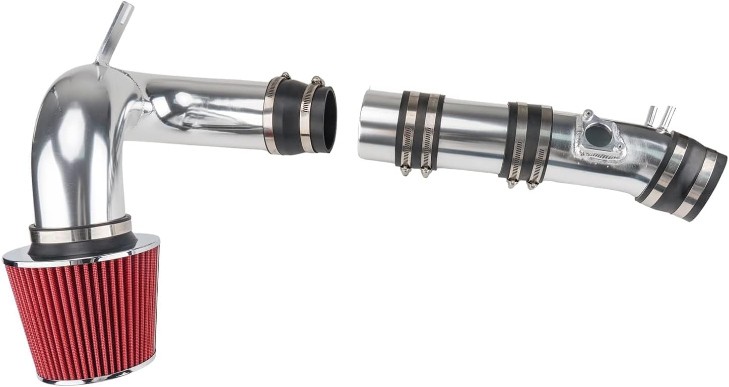 Cold Air Intake Kit with Filter Heat Shield for 2004-2011 Ma-z-da RX-8 (Red)