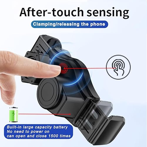 Miniatura 3 de Soporte inalámbrico para cargador de automóvil, soporte de teléfono de auto de carga rápida Qi de 15 W, soporte para teléfono de automóvil,