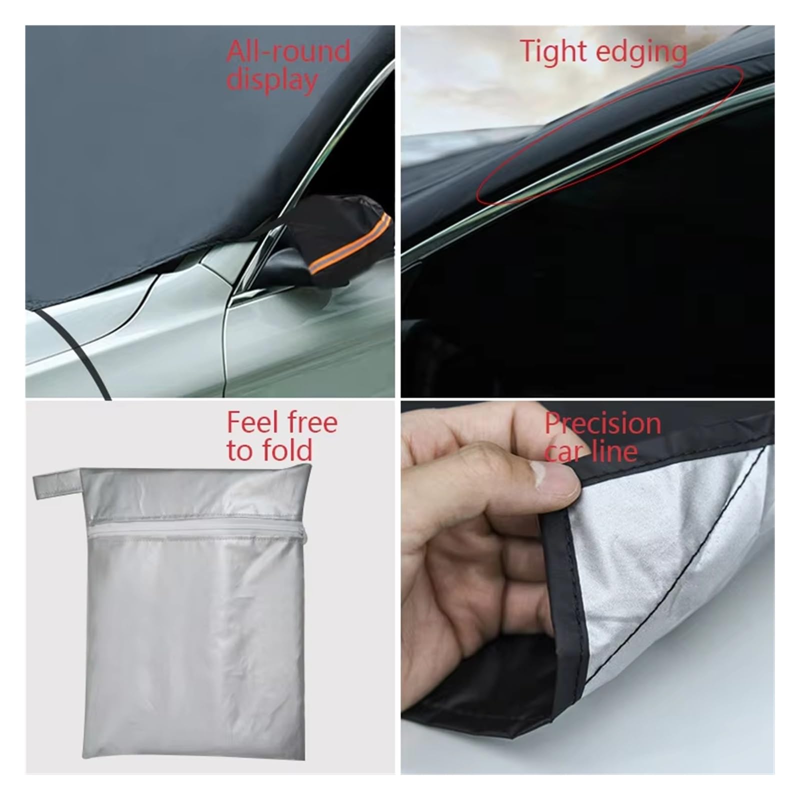 Autoscheiben Sonnenschutz Universal Auto Windschutzscheibe Schnee Abdeckung Outdoor Auto Abdeckung Sonnenschutz wasserdichte Oxford Tuch Sonnenschirm Schnee