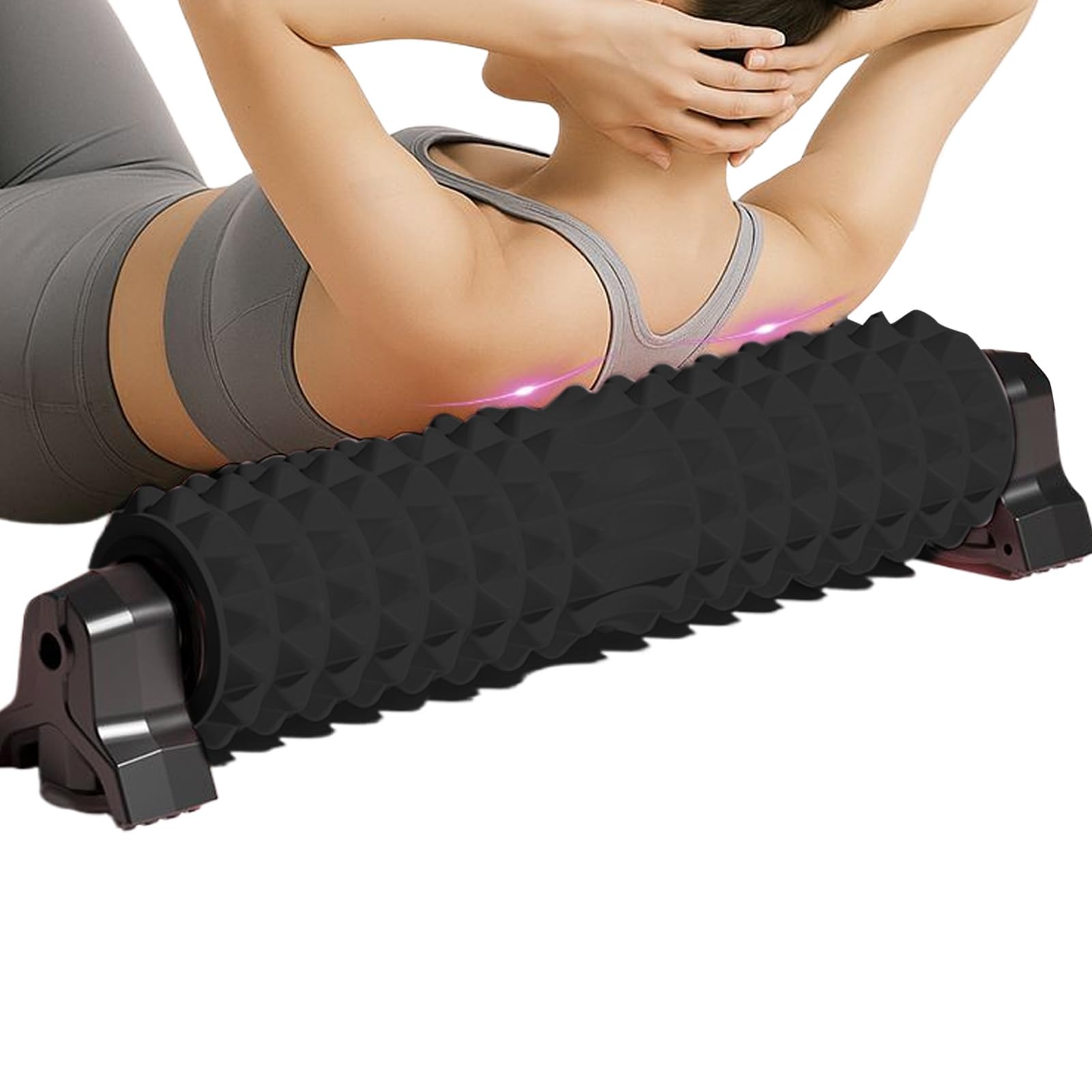 Rullo Yoga Massaggiatore Allungatore Antiscivolo | Foam Roller per l'Esercizio Per Esercizio, Stretching, Allenamento, Sonno, Arricciatura Notturna, Gamba, Corpo, Muscolo,