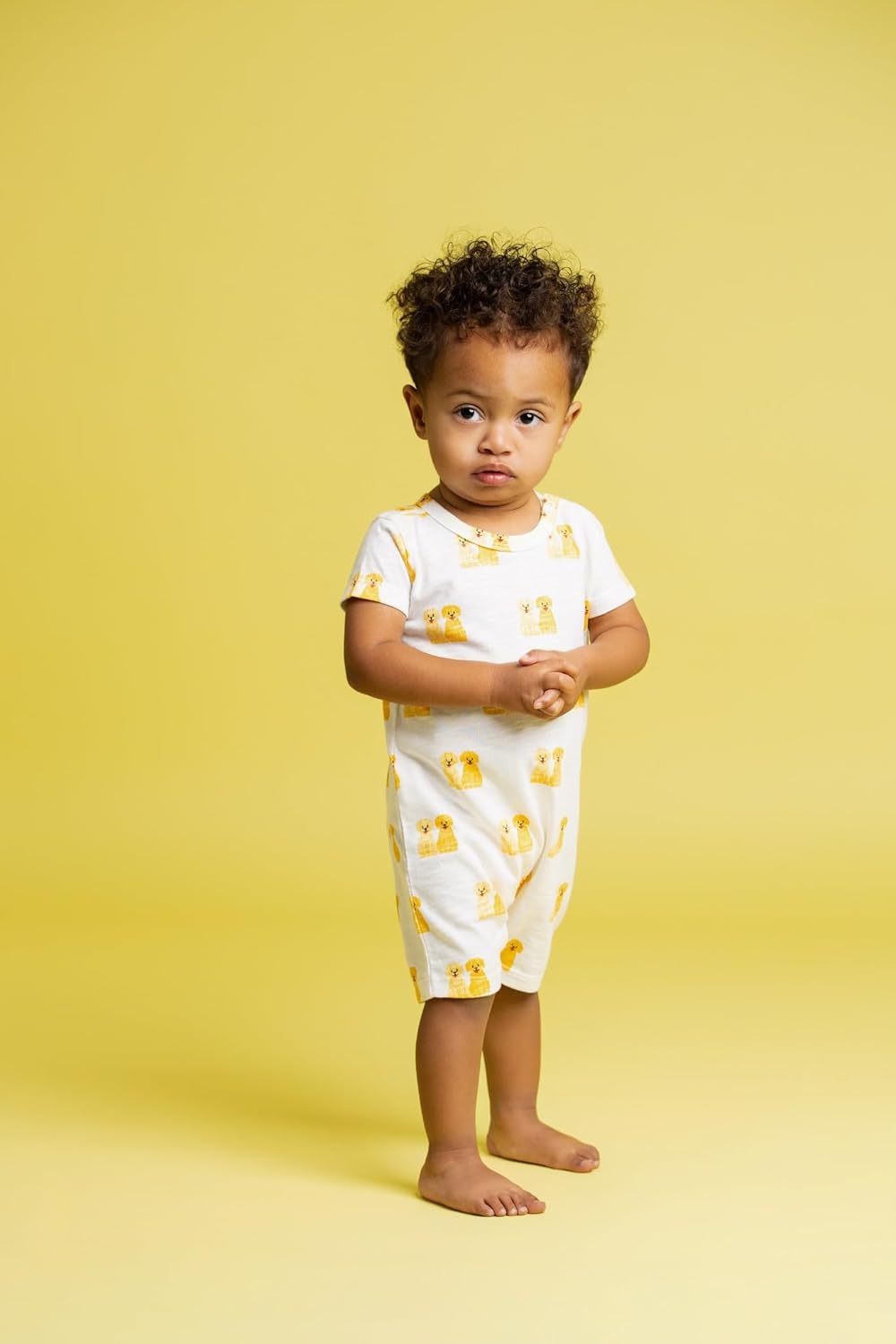 monica + andy Slub Shorty Romper, 100% Organic Baby Clothes for Boys, Sizes For Preemie, Newborn & Infant - Image 5