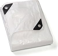 Vista 14 de GUARD SHIELD Lona blanca transparente resistente al agua, invernadero de exteriores, poliéster resistente a los rayos ultravioleta, tejido de 3 x 3