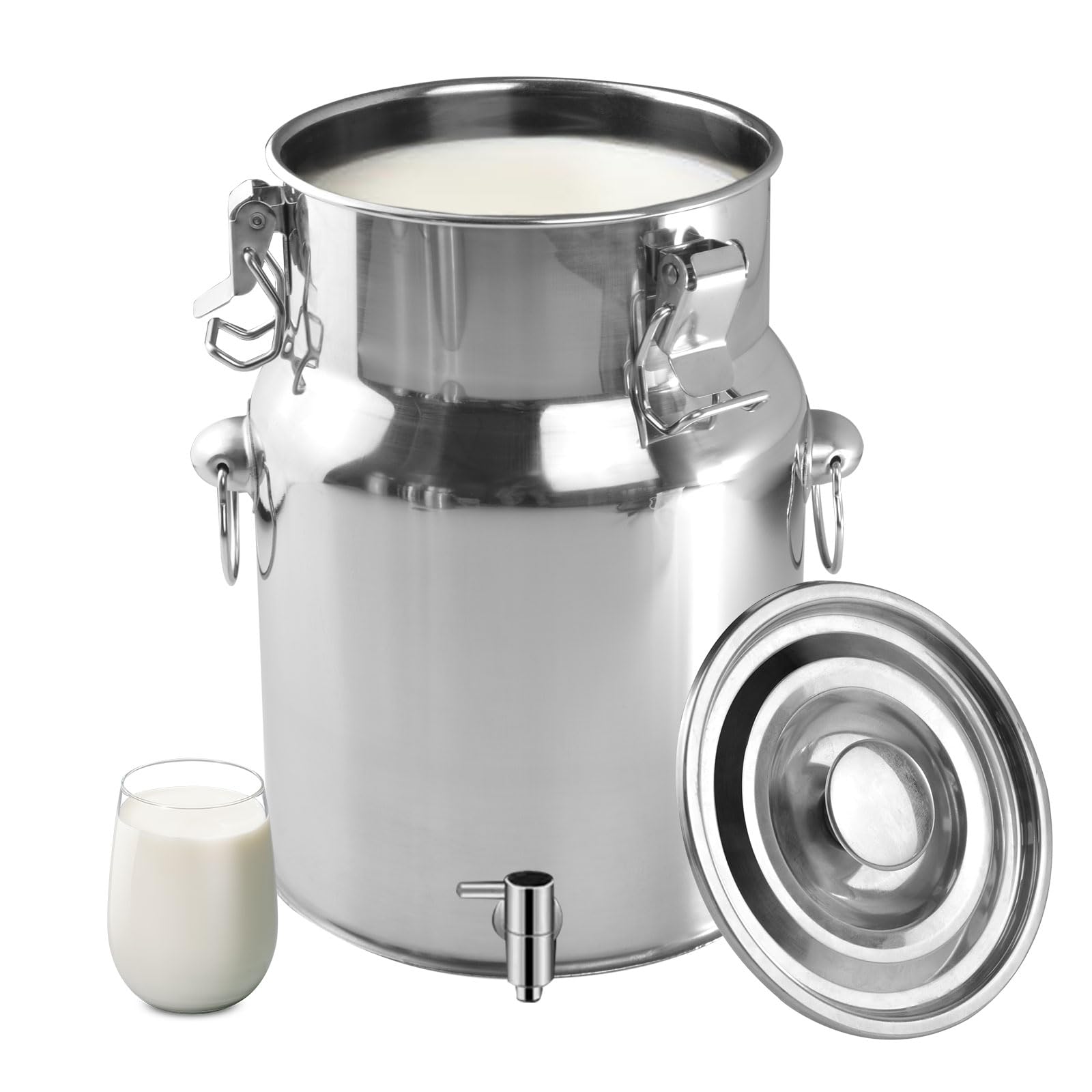 Cruche à lait hermétique 5L pour le transport et la cuisine