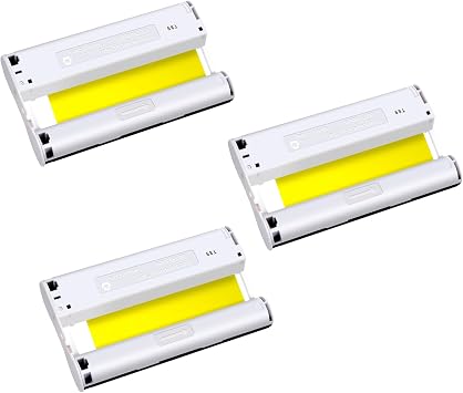 3 pack Replacement for Canon Selphy Ink Cartridges 4x6 L Size Compatible with KP-108IN KP-36IN Selphy CP CP1500 CP1300 CP910 CP1200 CP1000 CP810 CP760 Photo Printer Only Ink Without Paper