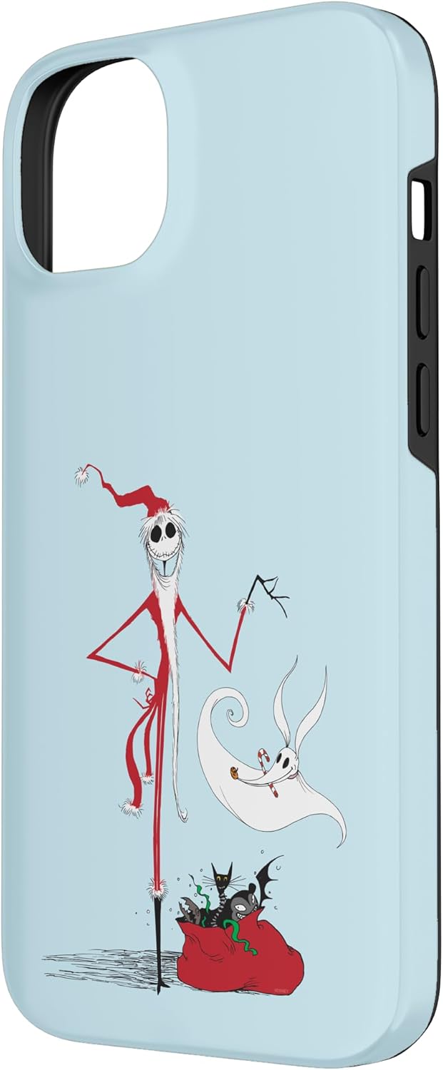Disney Nightmare Before Christmas Holiday Jack & Zero Case for iPhone 14 Plus