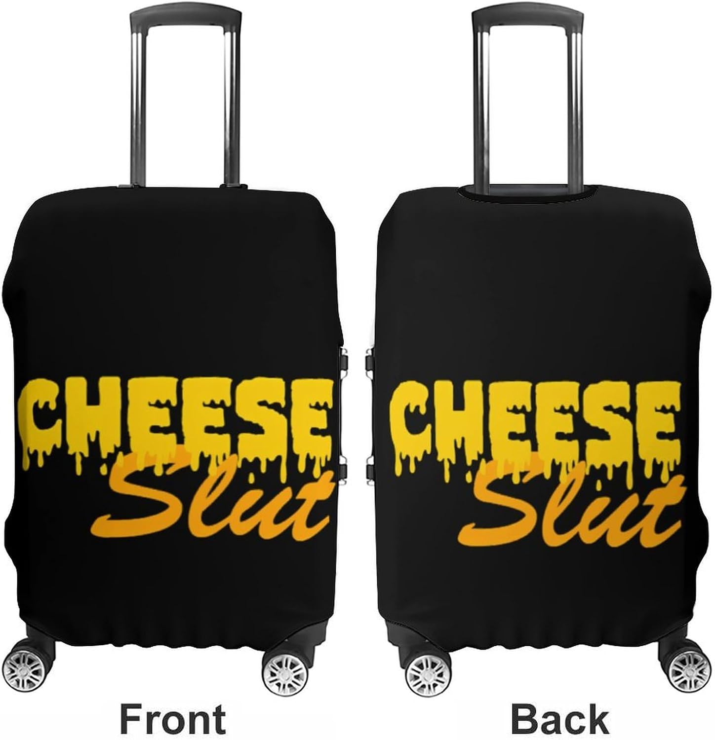 Cheese Slut Suitcase Covers for Luggage Carry On Cover Travel Accessories Fit 19-32 Inch image 3