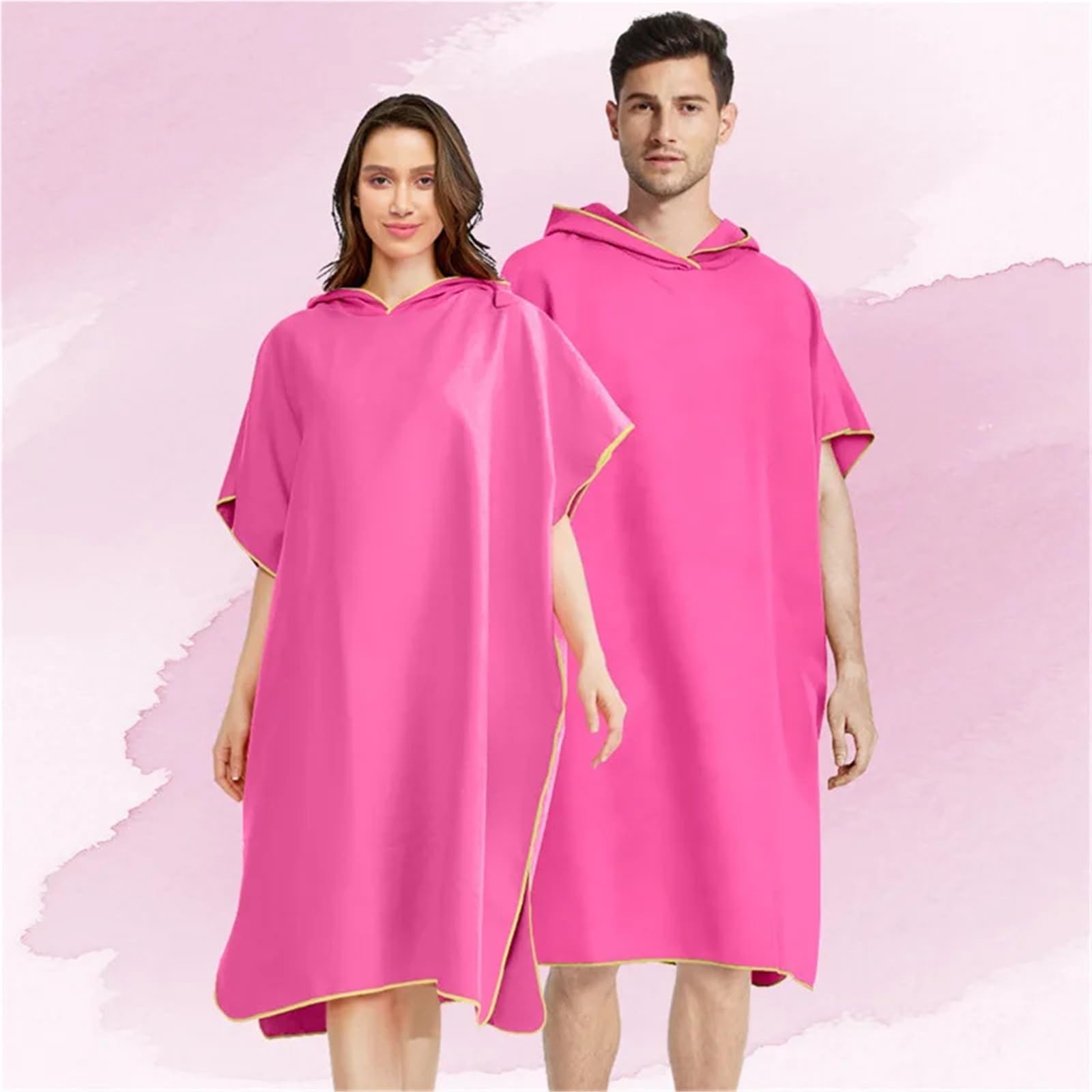 Poncho de Surf con Capucha Toalla Poncho de Microfibra con Capucha for Surf, Bata cambiante Absorbente Secado rápido for Adultos, Hombres y Mujeres, Playa, natación, Buceo, Traje baño(Color5)