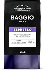 Baggio Café Café Torrado e Moído Espresso 250g
