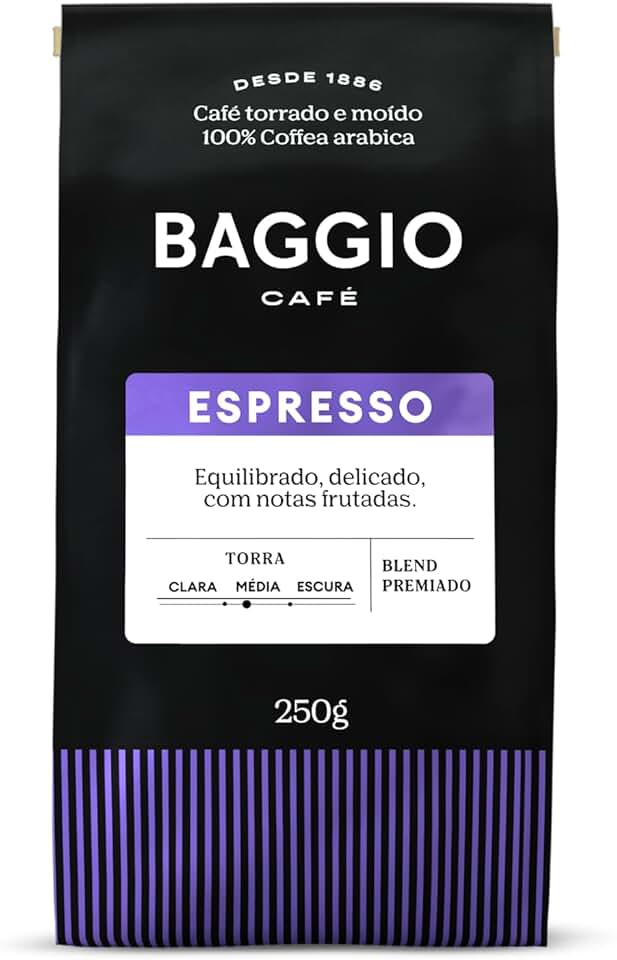 Baggio Café Café Torrado e Moído Espresso 250g